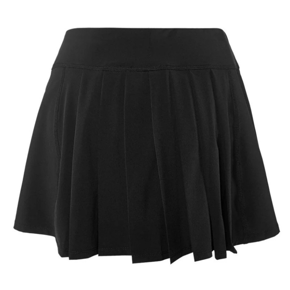 JoFit Womens Essential Dash Pleated Tennis Skort Skirt Golf Pickleball Black New - Picture 5 of 6